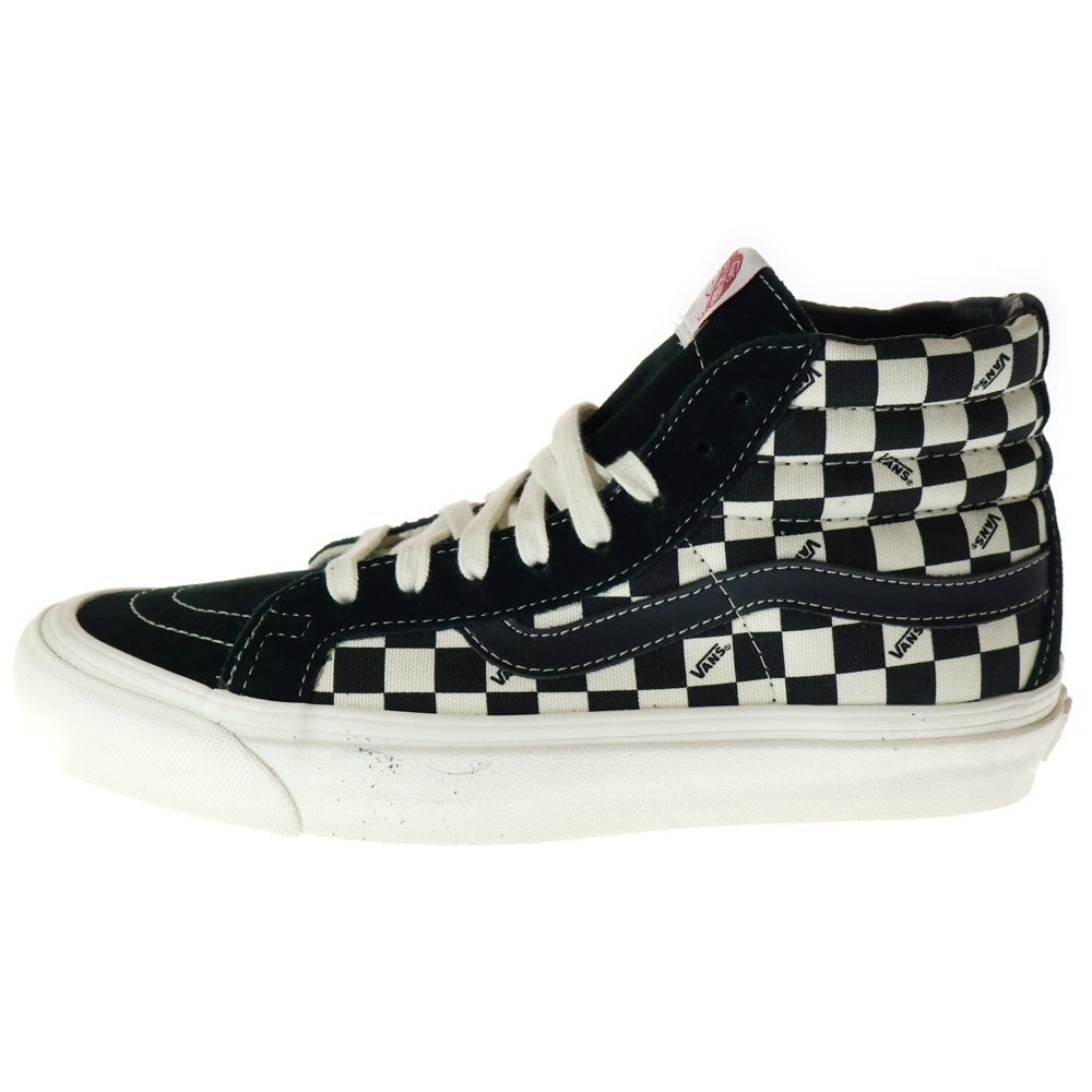 VANS(ヴァンズ) Sk8-Hi VN-0OZEGL5 スケートハイ ハイカットスニーカー ブラック/ホワイト US8.5/26.5cm