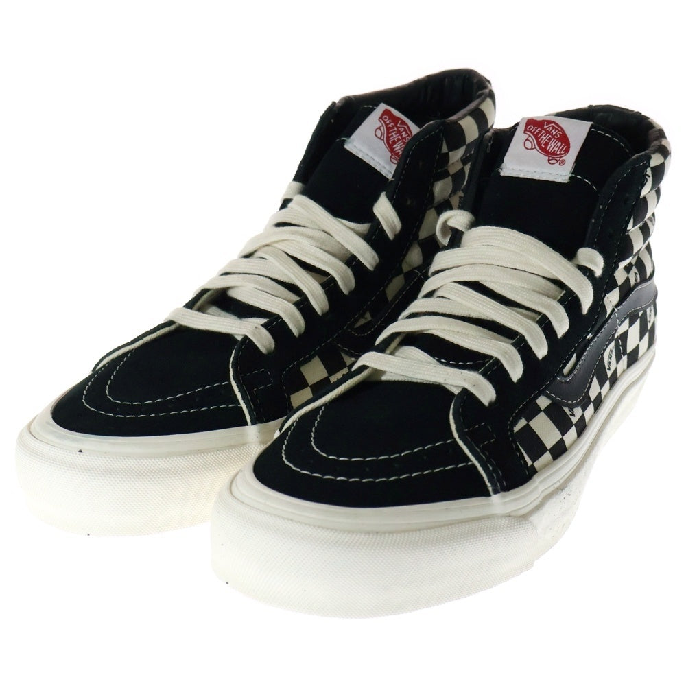 VANS(ヴァンズ) Sk8-Hi VN-0OZEGL5 スケートハイ ハイカットスニーカー ブラック/ホワイト US8.5/26.5cm