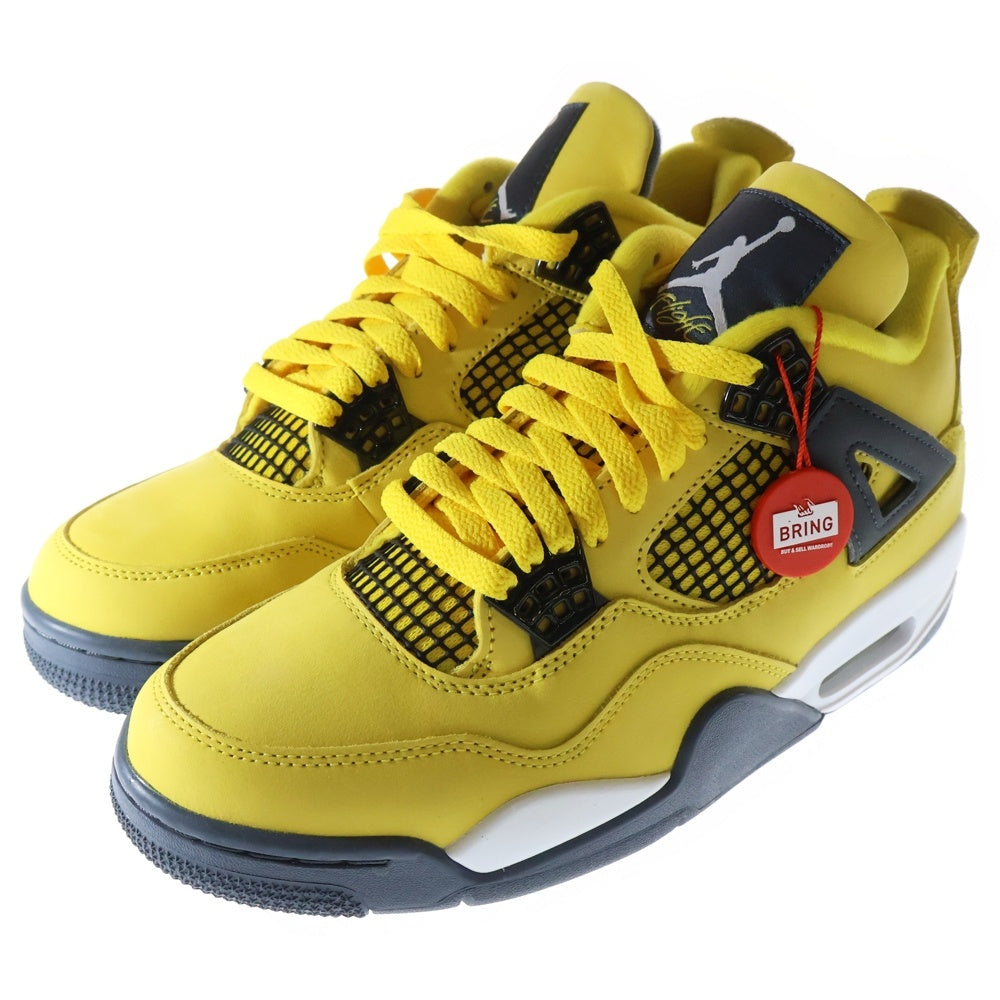 NIKE(ナイキ) AIR JORDAN 4 RETRO TOUR YELLOW CT8527-700 エアジョーダン レトロ ハイカットスニーカー シューズ ツアーイエロー US8/26.0cm