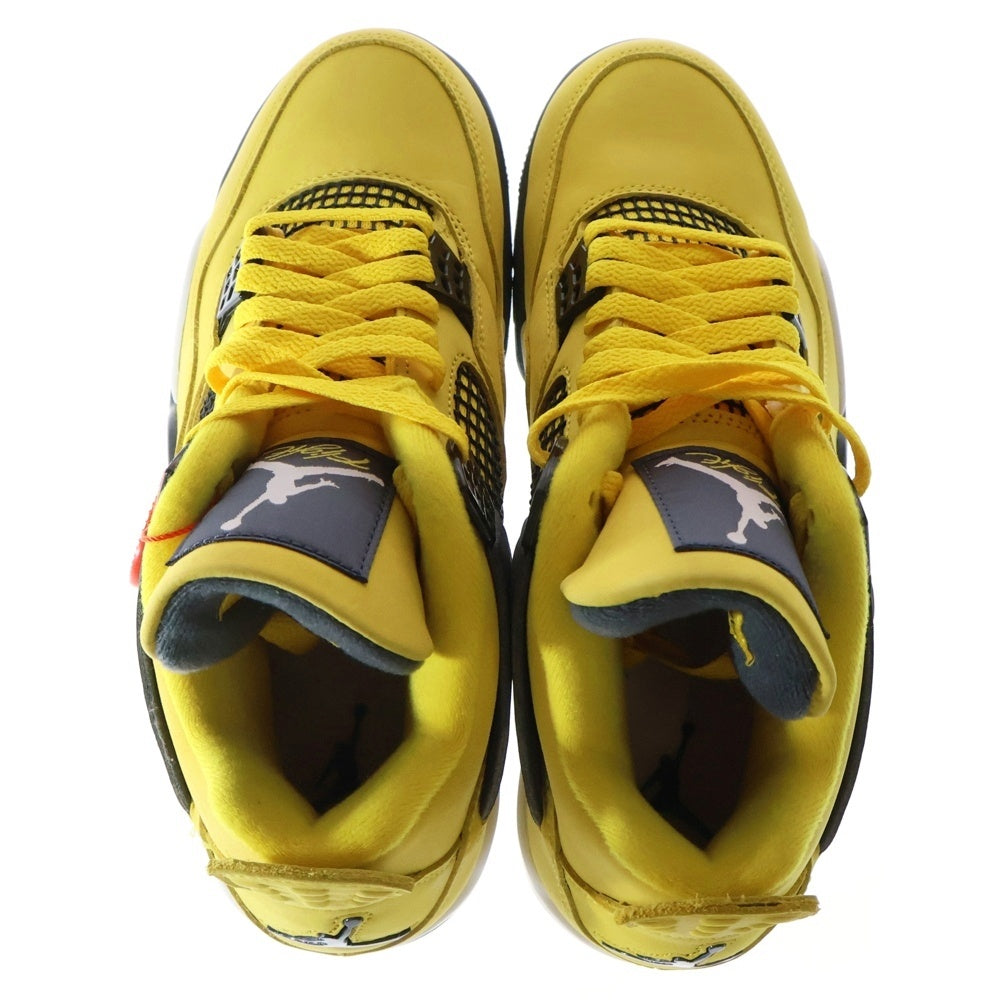 NIKE(ナイキ) AIR JORDAN 4 RETRO TOUR YELLOW CT8527-700 エアジョーダン レトロ ハイカットスニーカー シューズ ツアーイエロー US8/26.0cm