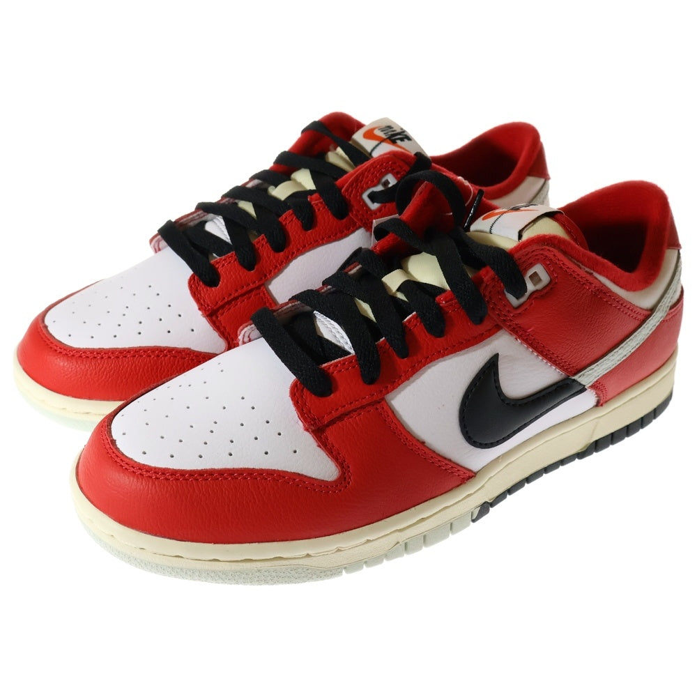 NIKE(ナイキ) DUNK LOW RETRO Chicago Split DZ2536-600 ダンク シカゴスプリット ローカットスニーカー ホワイト/レッド US8/26.0cm