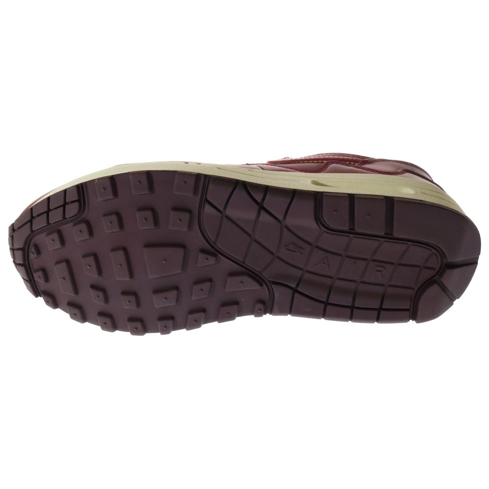 NIKE(ナイキ) ×PATTA AIR MAX 1 NIGHT MAROON DO9549-001 パタ エアマックス1 ナイトマルーン ローカットスニーカー パープル US8/26.0cm