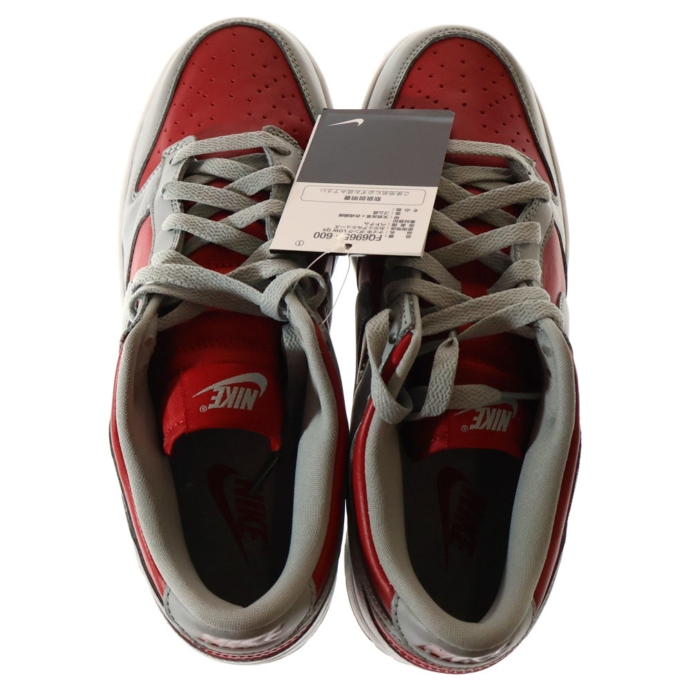 NIKE(ナイキ) DUNK LOW VARSITY RED FQ6965-600 ダンク ヴァーシティ レッド レッド/グレー US8/26.0cm