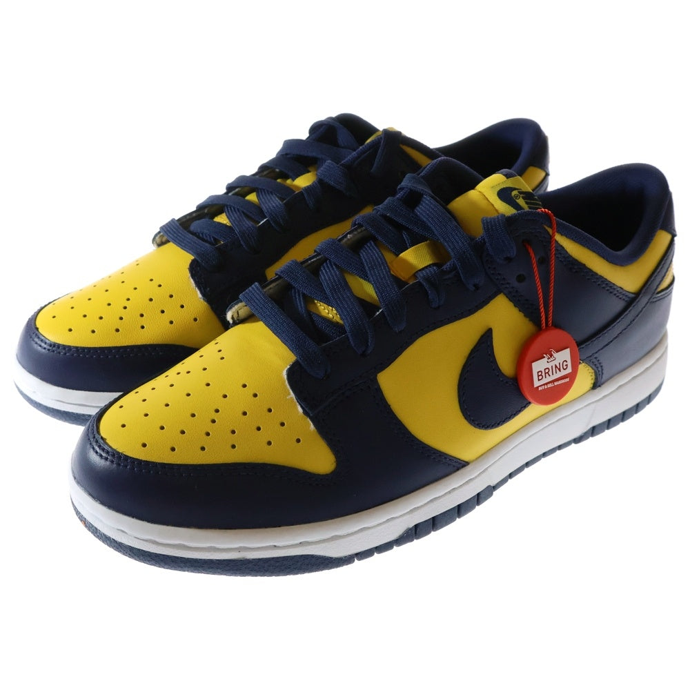 NIKE(ナイキ) DUNK LOW MICHIGAN DD1391-700 ダンク ミシガン ローカットスニーカー ネイビー/イエロー US8/26.0cm