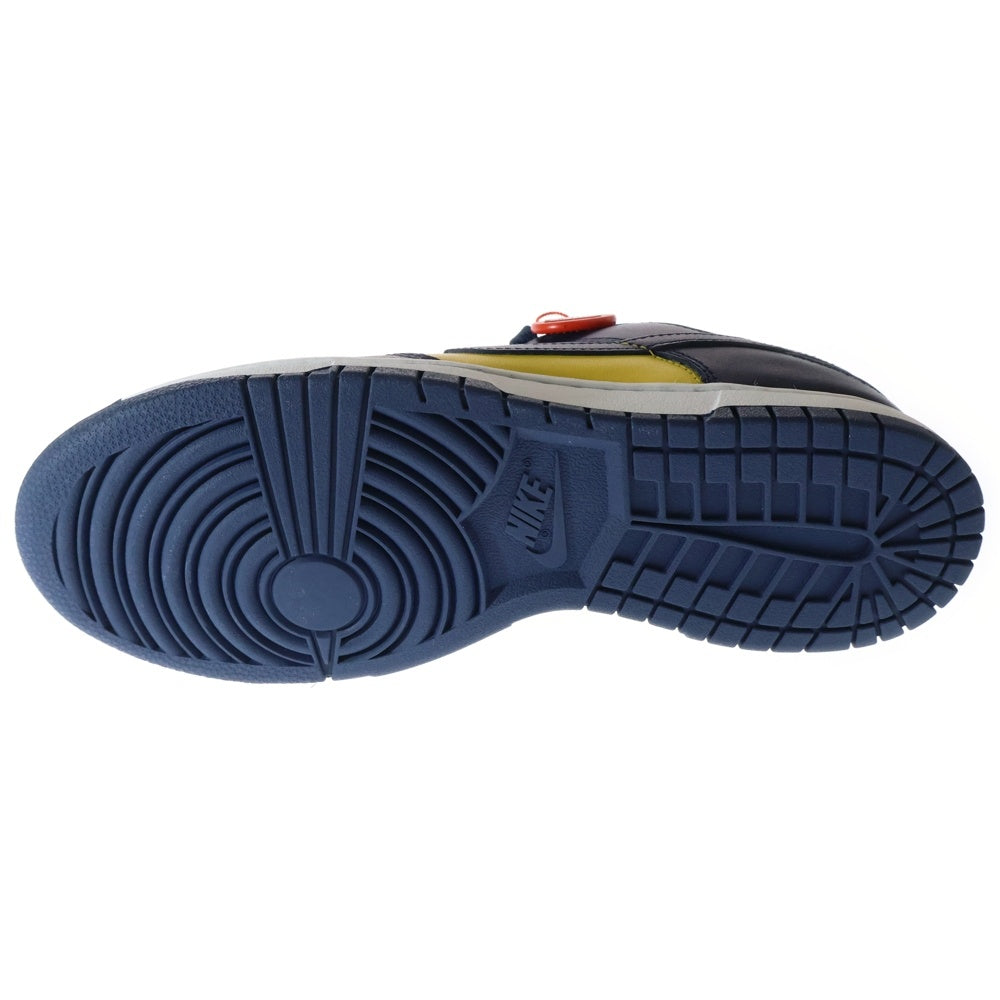 NIKE(ナイキ) DUNK LOW MICHIGAN DD1391-700 ダンク ミシガン ローカットスニーカー ネイビー/イエロー US8/26.0cm