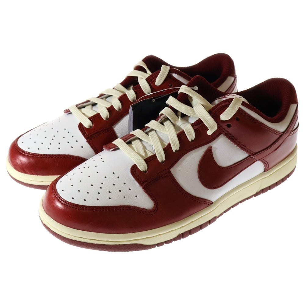NIKE(ナイキ) WMNS DUNK LOW PRM TEAM RED AND WHITE FJ4555-100 ウィメンズ ダンク チームレッドアンドホワイト ローカットスニーカー ホワイト/レッド US10/27.0cm