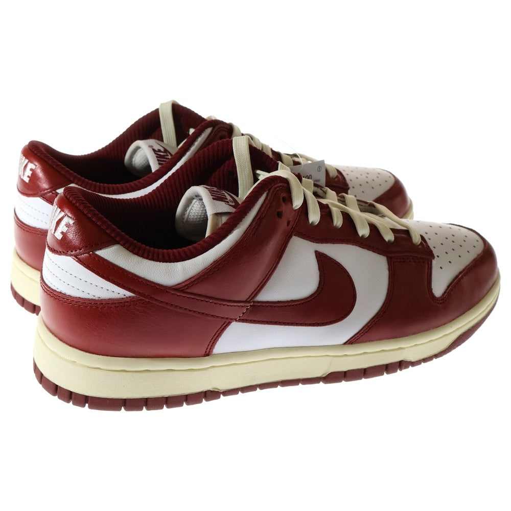 NIKE(ナイキ) WMNS DUNK LOW PRM TEAM RED AND WHITE FJ4555-100 ウィメンズ ダンク チームレッドアンドホワイト ローカットスニーカー ホワイト/レッド US10/27.0cm