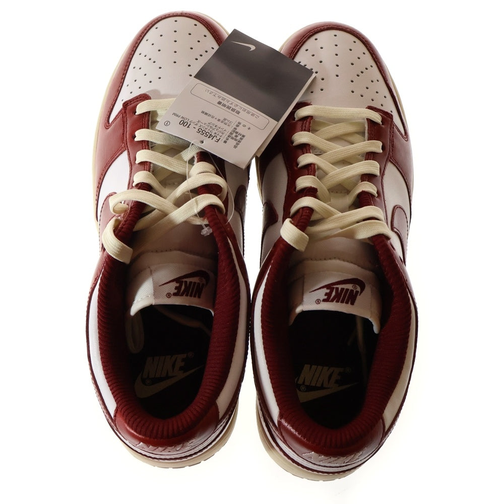 NIKE(ナイキ) WMNS DUNK LOW PRM TEAM RED AND WHITE FJ4555-100 ウィメンズ ダンク チームレッドアンドホワイト ローカットスニーカー ホワイト/レッド US10/27.0cm