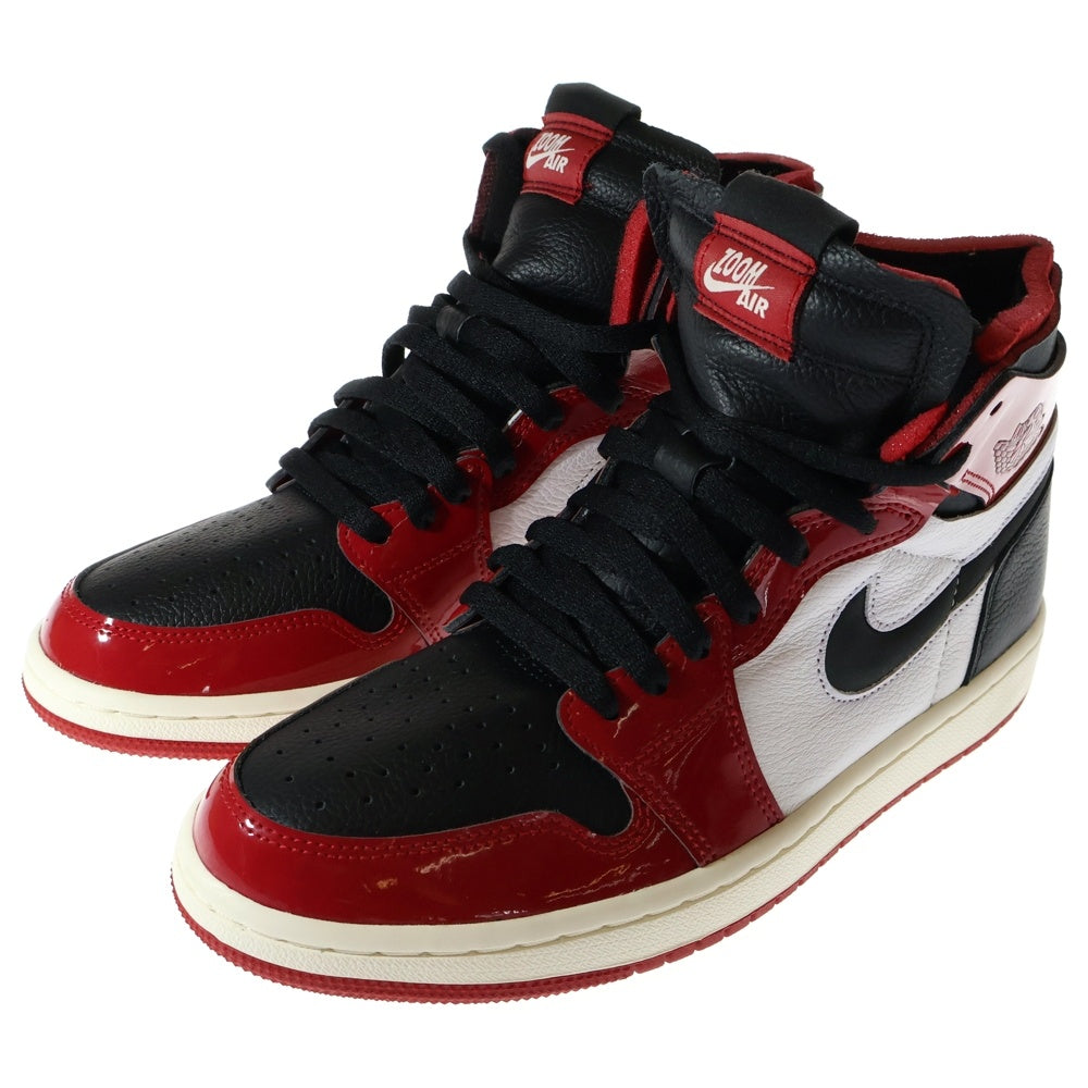 NIKE(ナイキ) WMNS AIR JORDAN 1 HIGH ZOOM CHICAGO CT0979-610 ウィメンズ エア ジョーダン 1 ハイ ズーム シカゴ ハイカットスニーカー レッド レディース US8/25.0cm