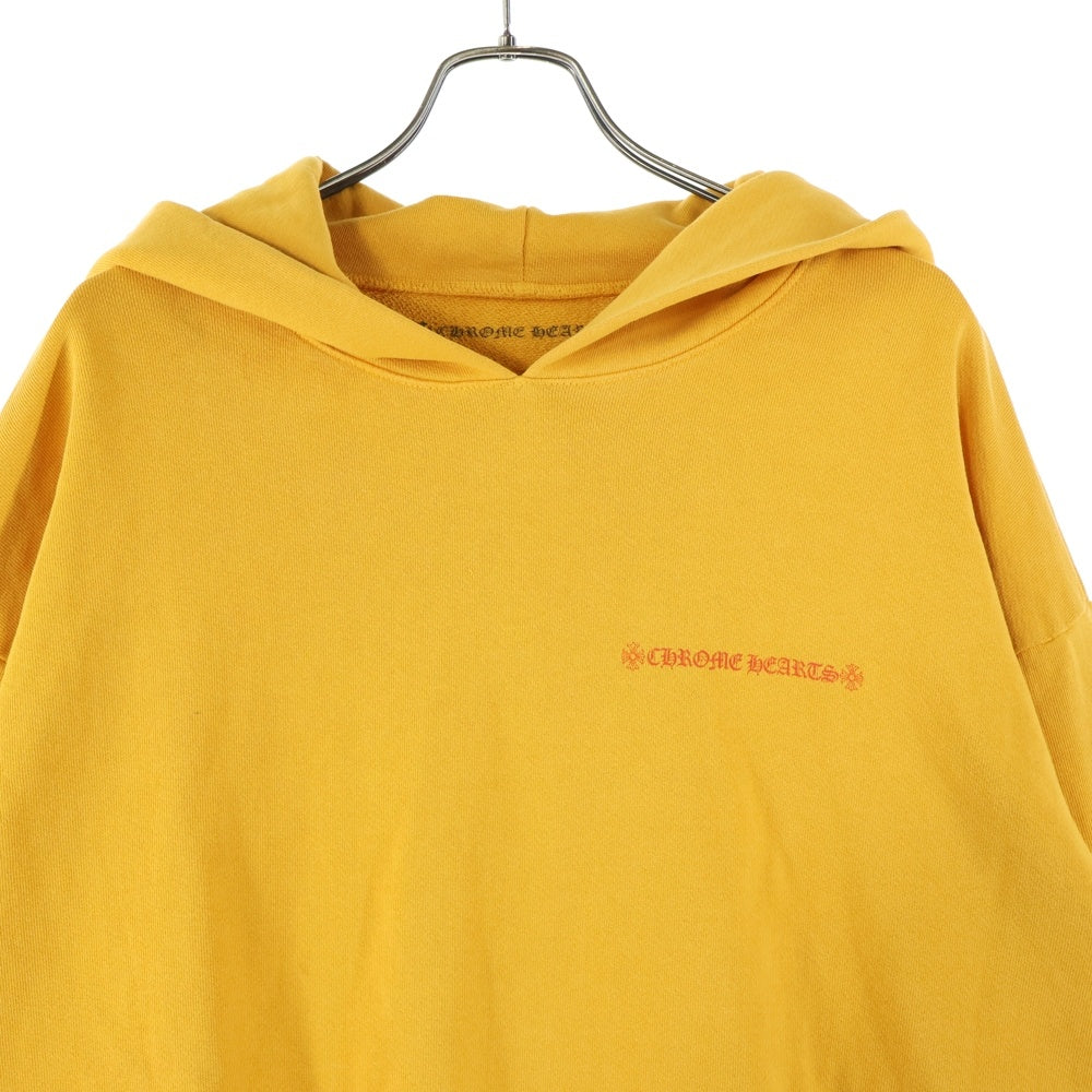 CHROME HEARTS(クロムハーツ) PPO mustard HD PLVR MATTY BOYバックプリントプルオーバーパーカー マスタード