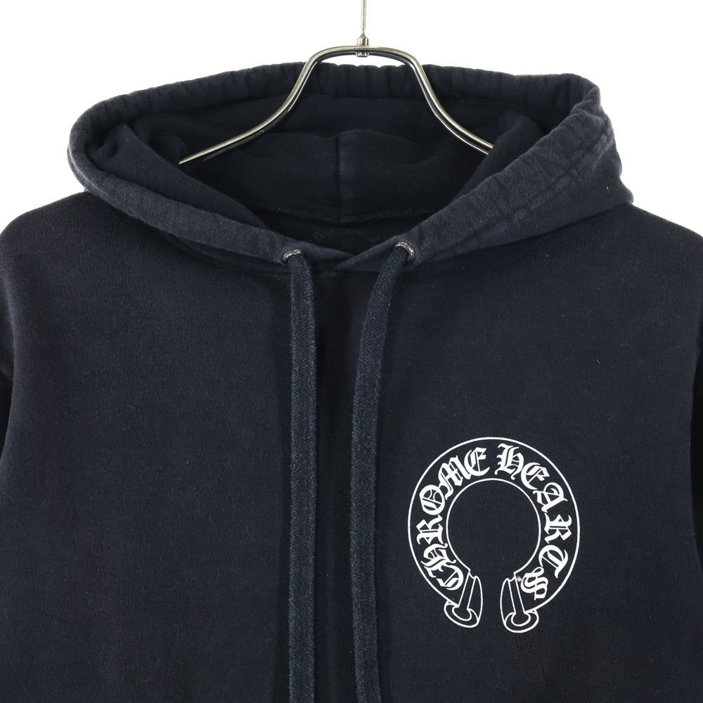 CHROME HEARTS(クロムハーツ) ×MATTY BOY Chomper Horseshoe Hoodie ×マッティボーイ チョンパー ホースシューフーディ プルオーバースウェットパーカー ブラック