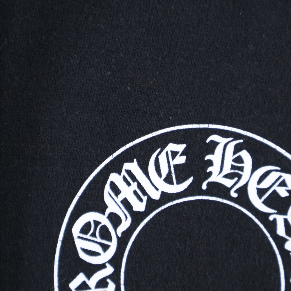 CHROME HEARTS(クロムハーツ) ×MATTY BOY Chomper Horseshoe Hoodie ×マッティボーイ チョンパー ホースシューフーディ プルオーバースウェットパーカー ブラック