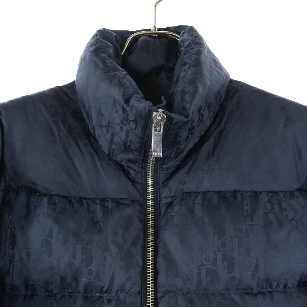 DIOR(ディオール) オブリーク 総柄ナイロンダウンジャケット ブラック 943C449A4462