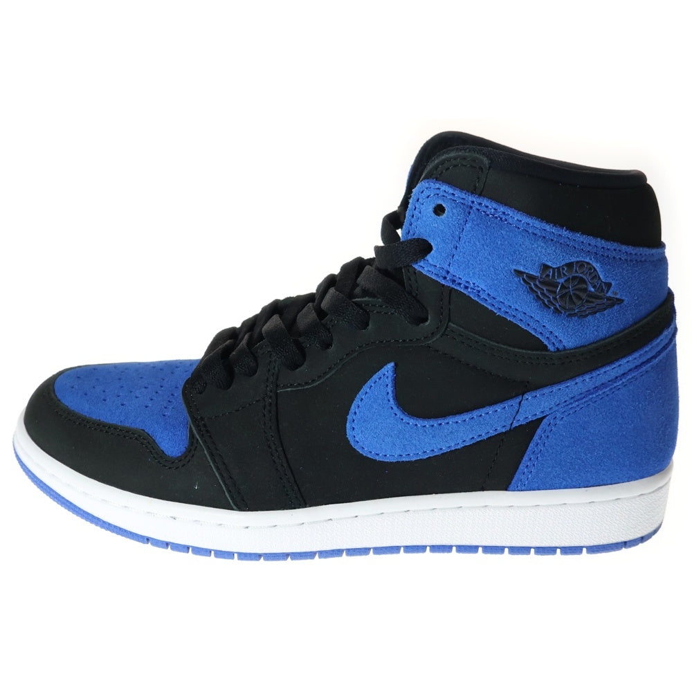 NIKE(ナイキ) AIR JORDAN 1 RETRO HIGH OG ROYAL REIMAGINED DZ5485-042 エアジョーダン1 レトロ ロイヤル リイマジンド ハイカットスニーカー ブラック/ブルー US8.5/26.5cm