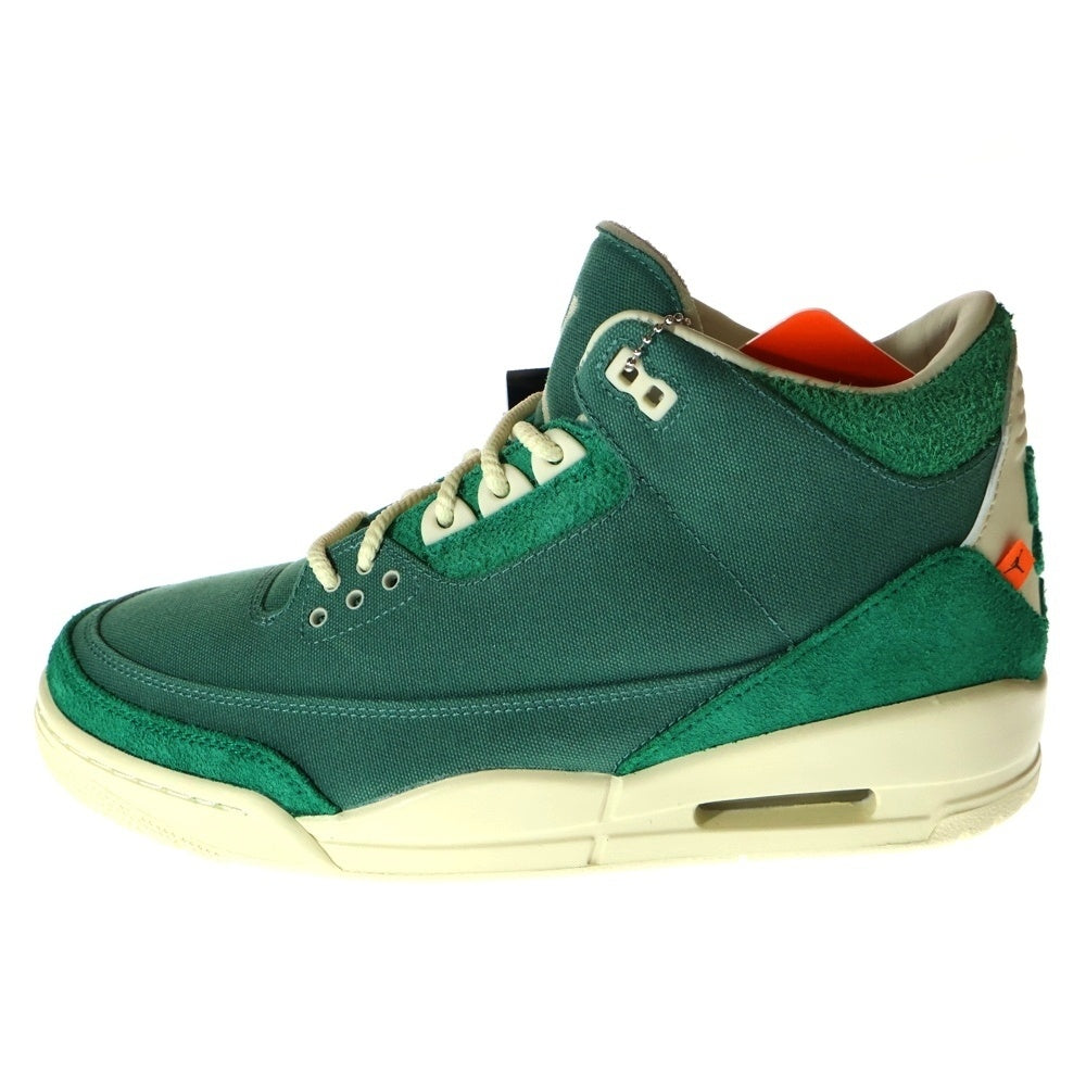 NIKE(ナイキ) WMNS×NINA ABNEY AIR JORDAN 3 RETRO OG SP FZ7974-300 エアジョーダン3 レトロ ニーナ シャネル アブニー ミッドカットスニーカー グリーン US10.5/27.5cm