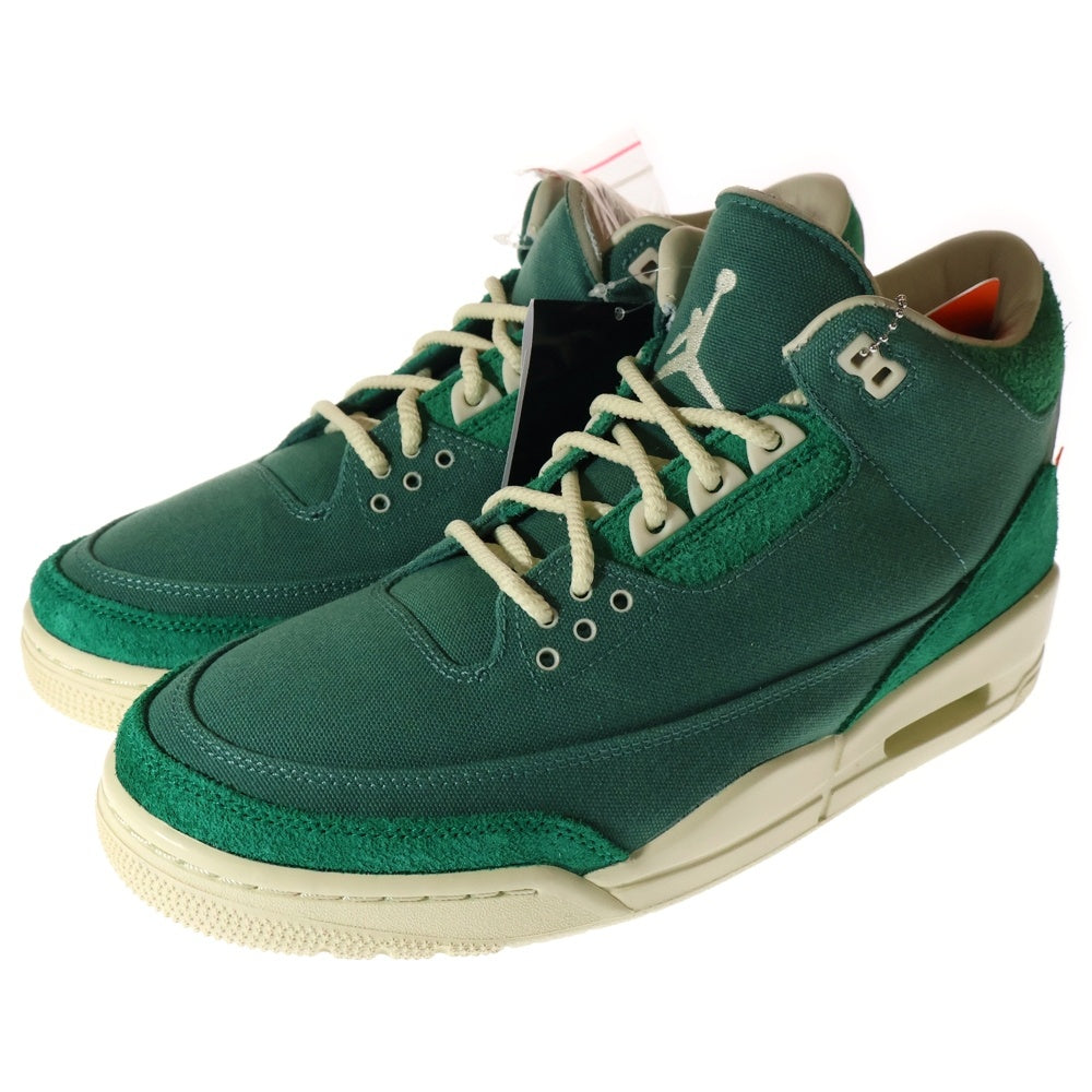NIKE(ナイキ) WMNS×NINA ABNEY AIR JORDAN 3 RETRO OG SP FZ7974-300 エアジョーダン3 レトロ ニーナ シャネル アブニー ミッドカットスニーカー グリーン US10.5/27.5cm