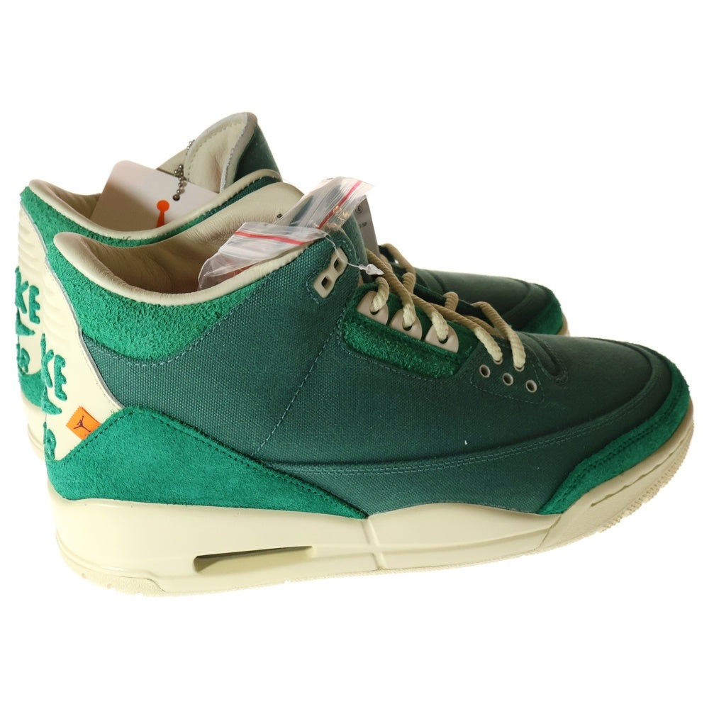 NIKE(ナイキ) WMNS×NINA ABNEY AIR JORDAN 3 RETRO OG SP FZ7974-300 エアジョーダン3 レトロ ニーナ シャネル アブニー ミッドカットスニーカー グリーン US10.5/27.5cm