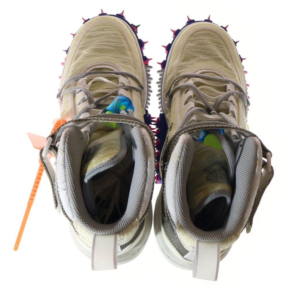 NIKE(ナイキ) ×OFF-WHITE AIR FORCE 1 MID SP DO6290-100 オフホワイト エアフォース1 ミッドカットスニーカー ホワイト US8.5/26.5cm