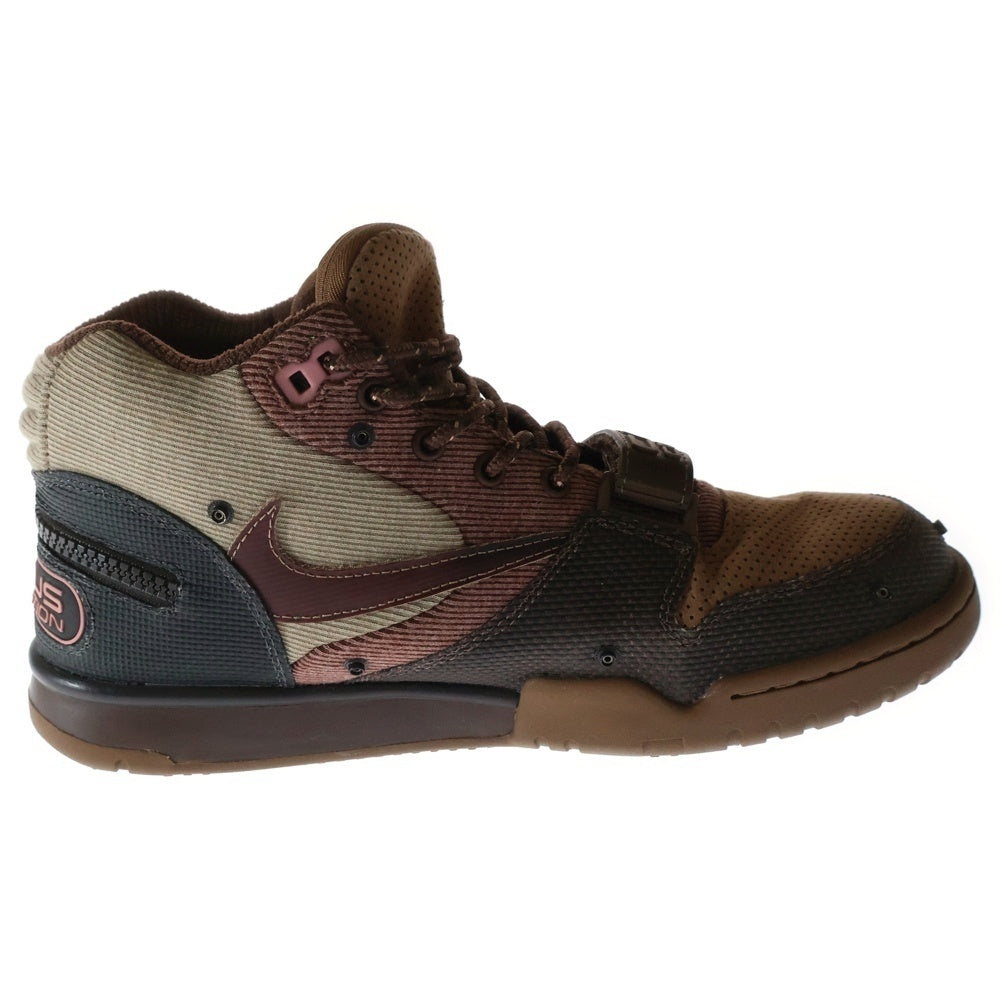 NIKE(ナイキ) ×TRAVIS SCOTT AIR TRAINER 1 SP Archaeo Brown DR7515-200 ローカットスニーカー ブラウン US8/26.0cm