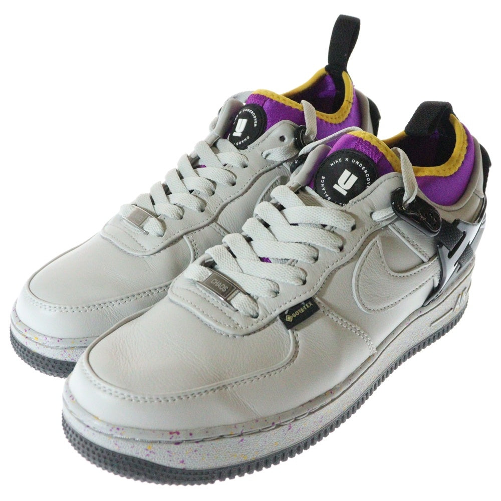 NIKE(ナイキ) ×UNDERCOVER GORE-TEX AIR FORCE 1 LOW SP DQ7558-001 アンダーカバー ゴアテックス エアフォース ローカットスニーカー グレー/ブラック US7.5/25.5cm