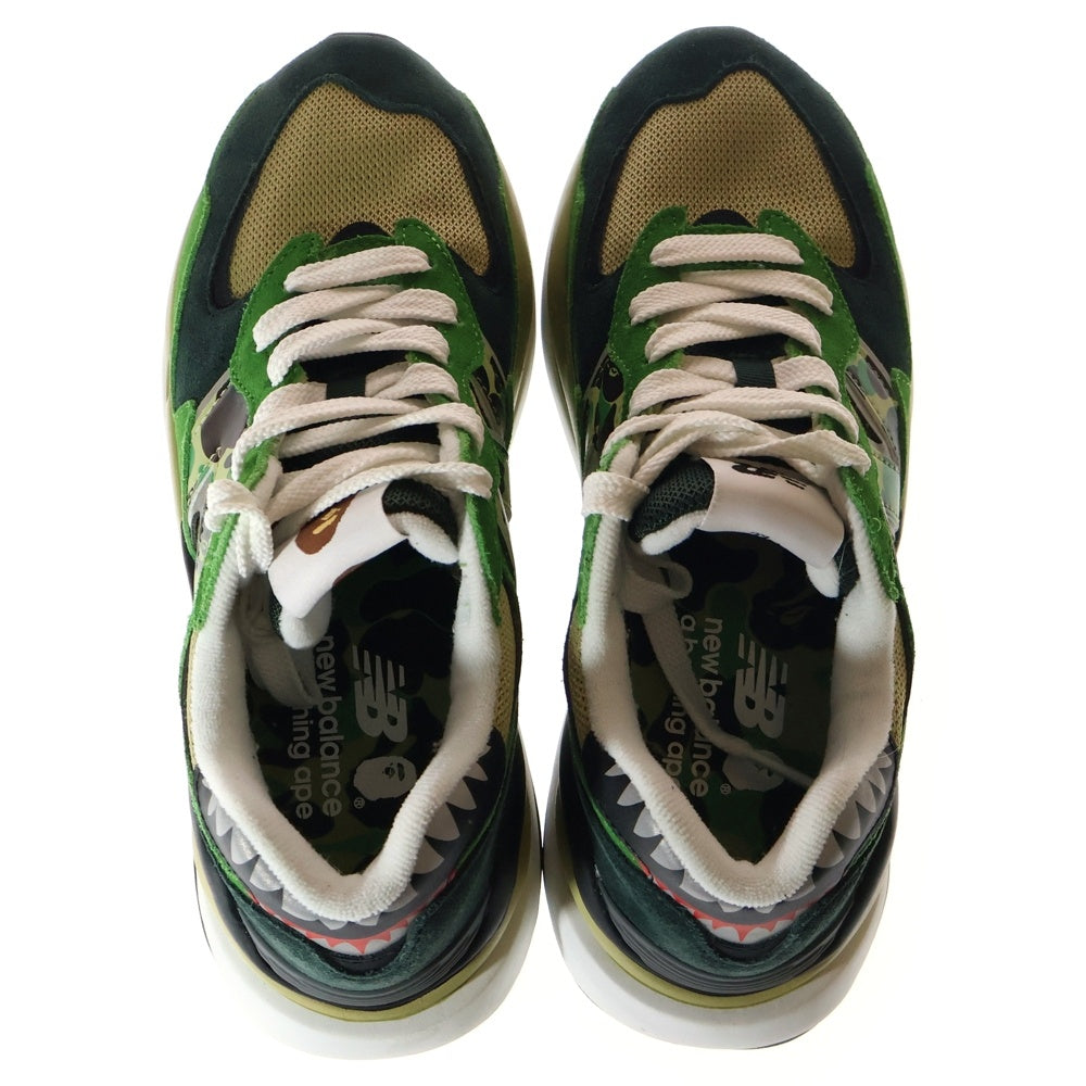 New Balance(ニューバランス) ×A BATHING APE M5740BAE ×アベイシングエイプ ローカットスニーカー US7/25.0グリーン