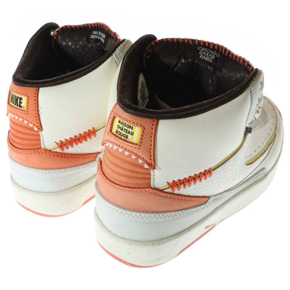 NIKE(ナイキ) AIR JORDAN2 RETRO SP MAISON CHATEAU ROUGE DO5254-180 エアジョーダン2 レトロ ハイカットスニーカー ホワイト US7.5/25.5cm