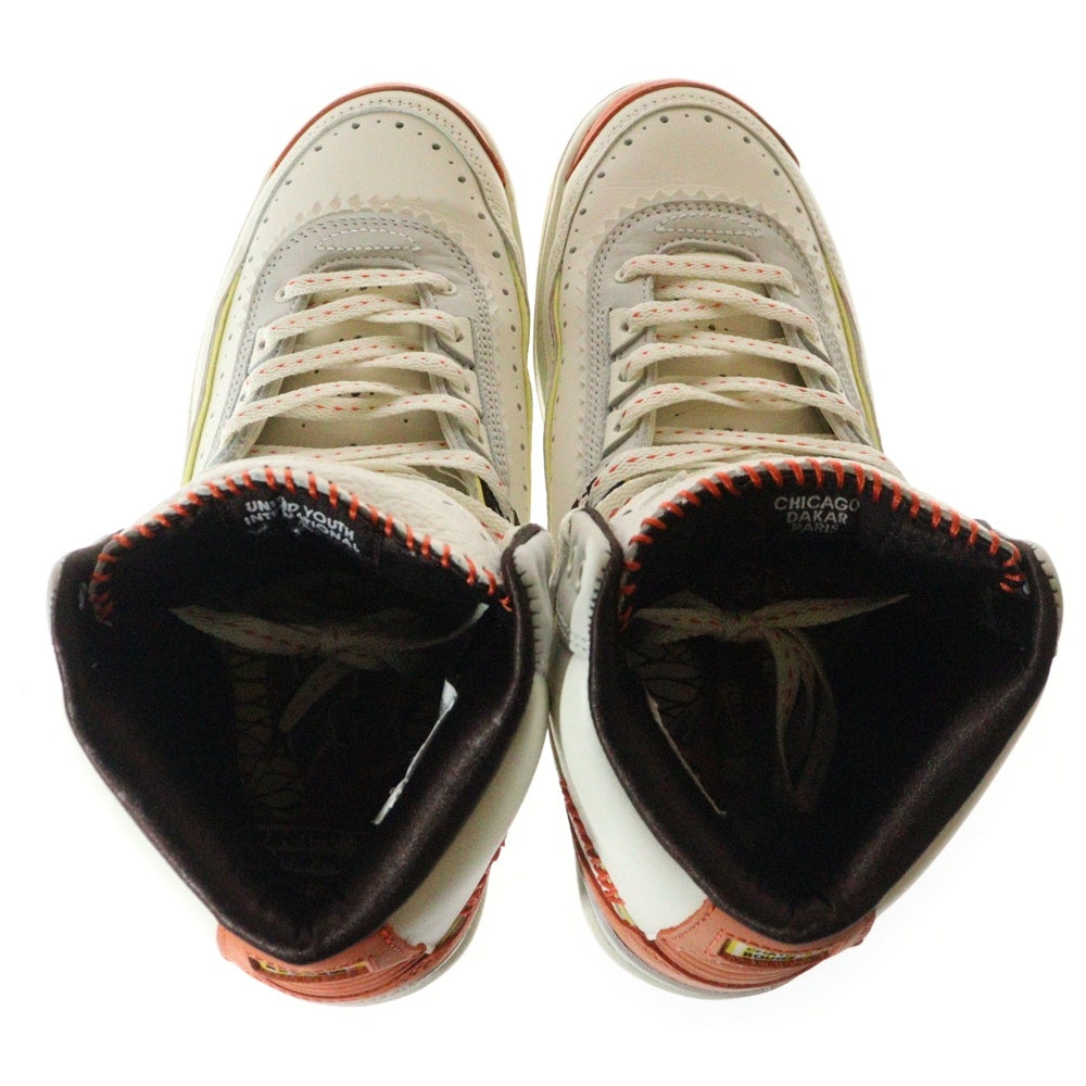 NIKE(ナイキ) AIR JORDAN2 RETRO SP MAISON CHATEAU ROUGE DO5254-180 エアジョーダン2 レトロ ハイカットスニーカー ホワイト US7.5/25.5cm