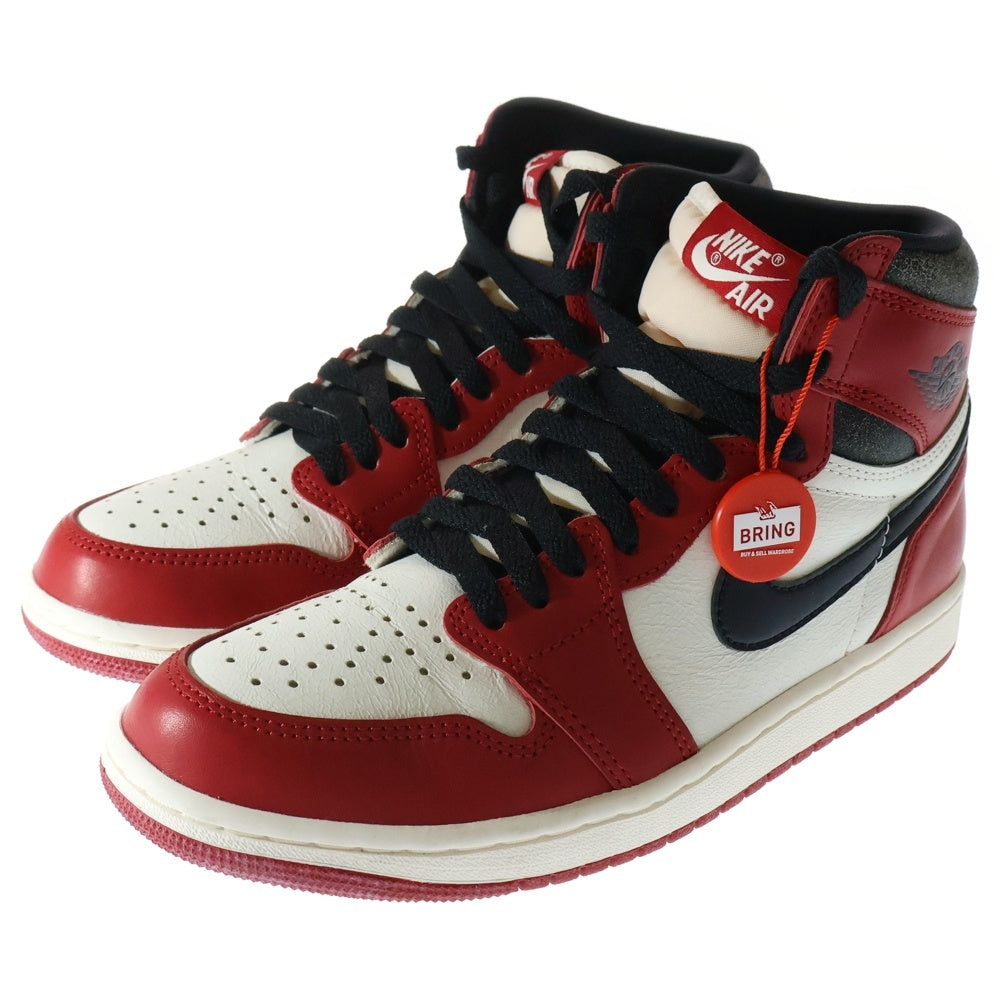 NIKE(ナイキ) LOST&FOUND DZ5485-612 エアジョーダン1 ロストアンドファウンド シカゴ ハイカットスニーカー US7/25.0cm レッド/ホワイト