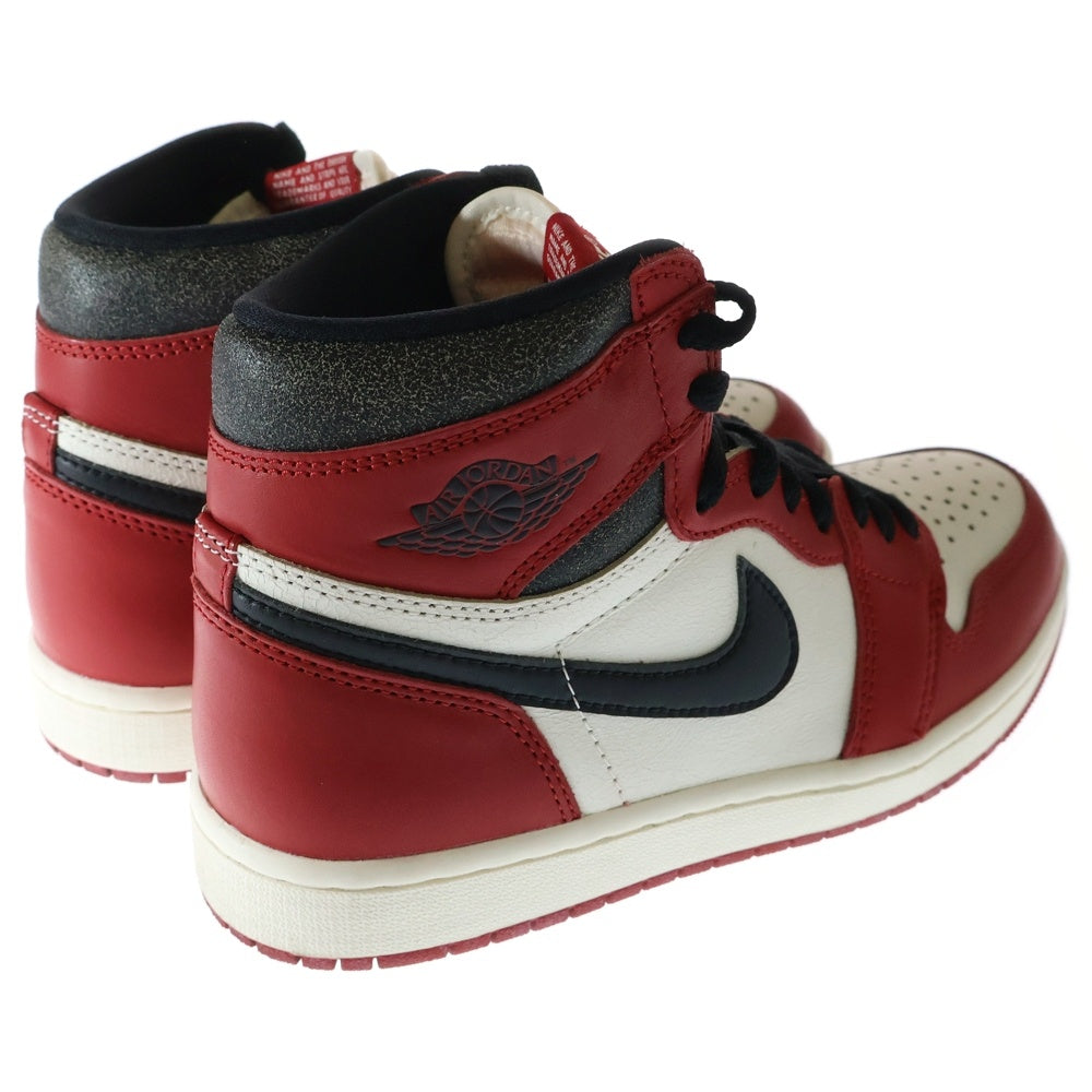 NIKE(ナイキ) LOST&FOUND DZ5485-612 エアジョーダン1 ロストアンドファウンド シカゴ ハイカットスニーカー US7/25.0cm レッド/ホワイト