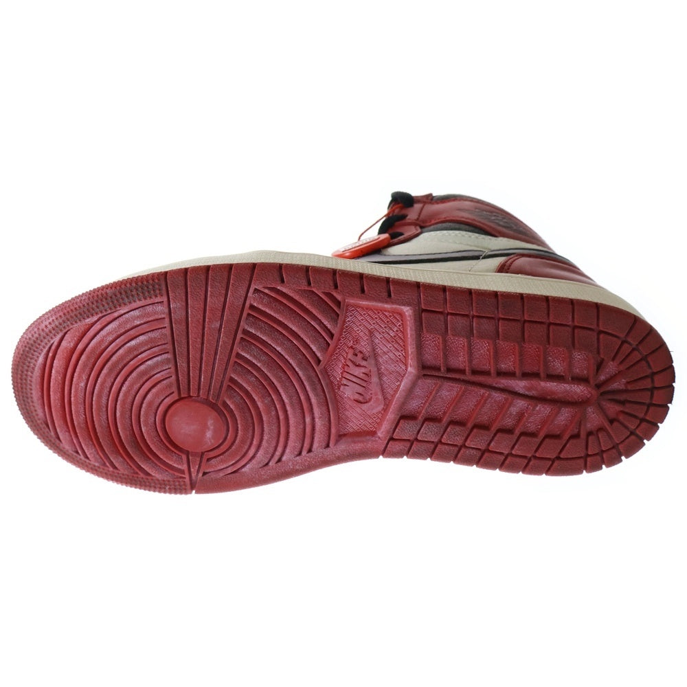 NIKE(ナイキ) LOST&FOUND DZ5485-612 エアジョーダン1 ロストアンドファウンド シカゴ ハイカットスニーカー US7/25.0cm レッド/ホワイト