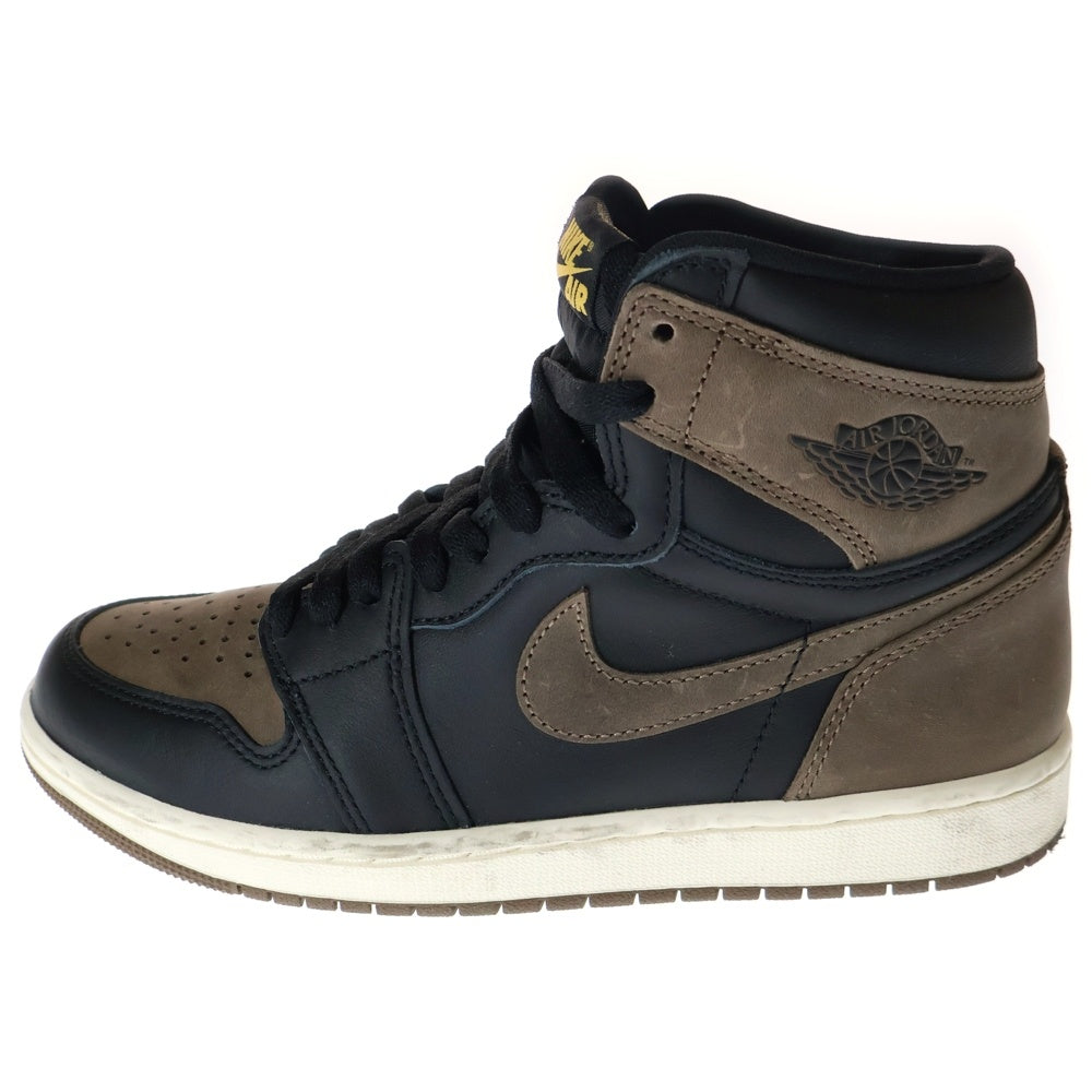 NIKE(ナイキ) AIR JORDAN1 RETRO HIGH OG Palomino DZ5485-020 エアジョーダン1 レトロ パロミノ ハイカットスニーカー US7/25.0cm ブラウン/ブラック