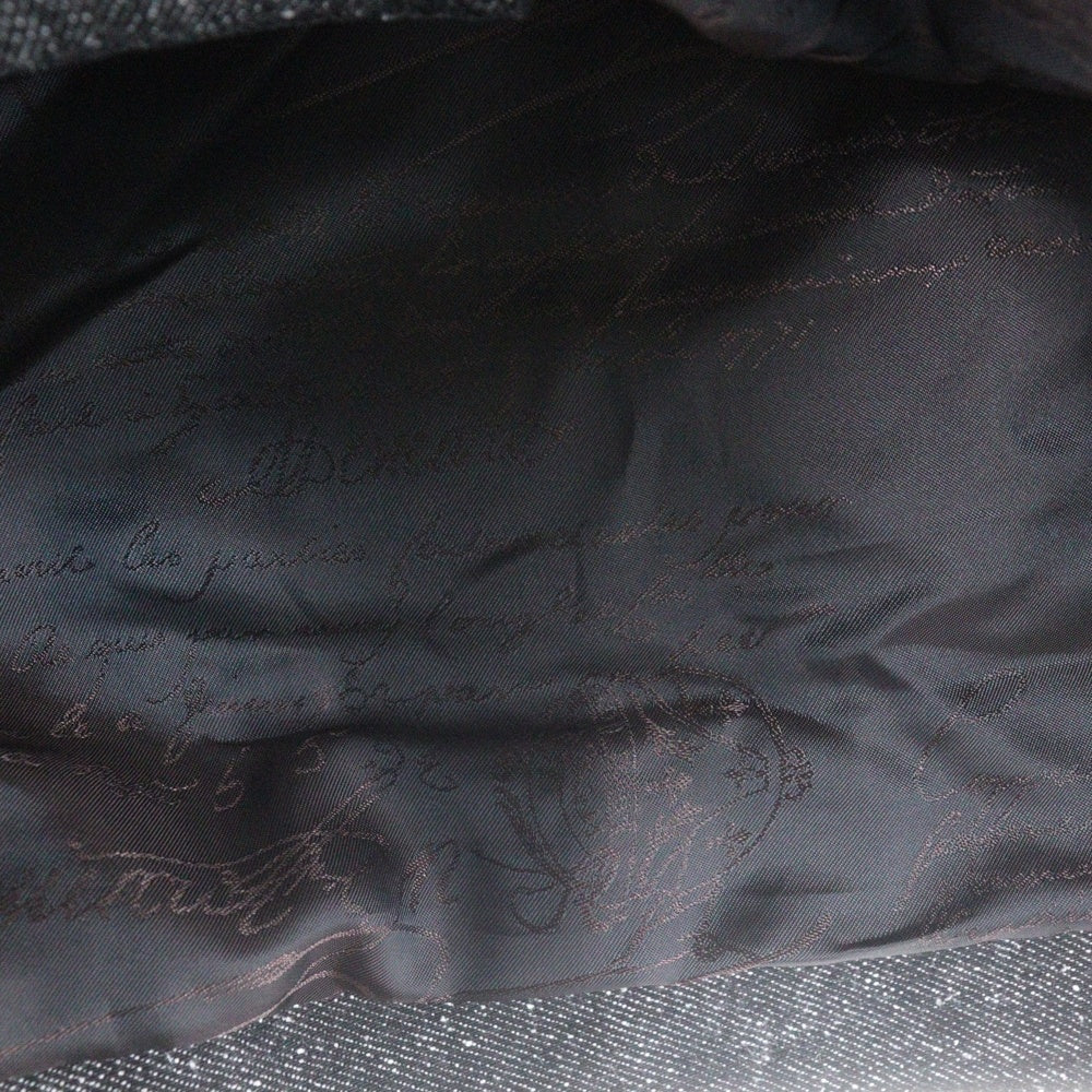 Berluti(ベルルッティ) 裏地カリグラフィー柄 ブラックデニムジャケット R27ODL15CPAA グレー