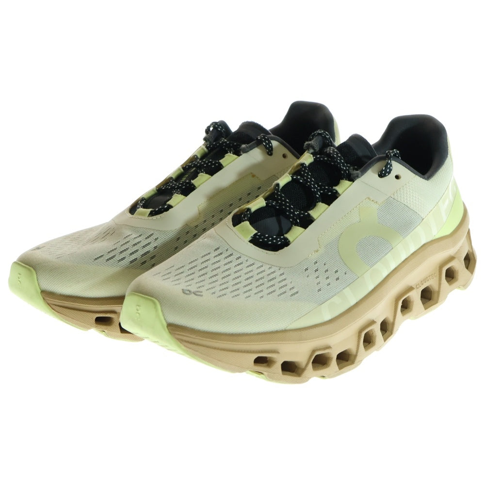 On(オン) Cloud monster 61.98286 クラウドモンスター ロ―カットスニーカー US8/26.0cm ベージュ