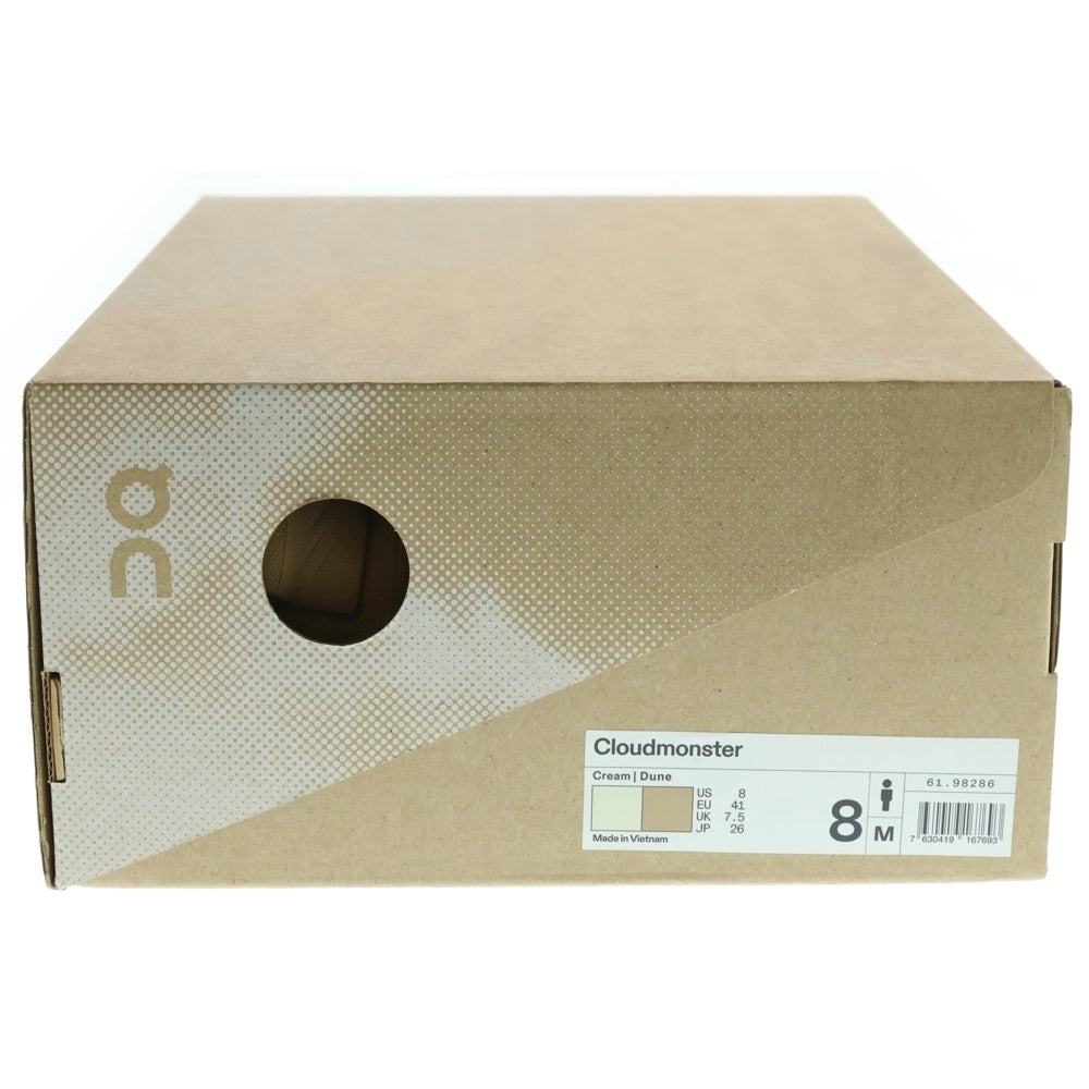 On(オン) Cloud monster 61.98286 クラウドモンスター ロ―カットスニーカー US8/26.0cm ベージュ