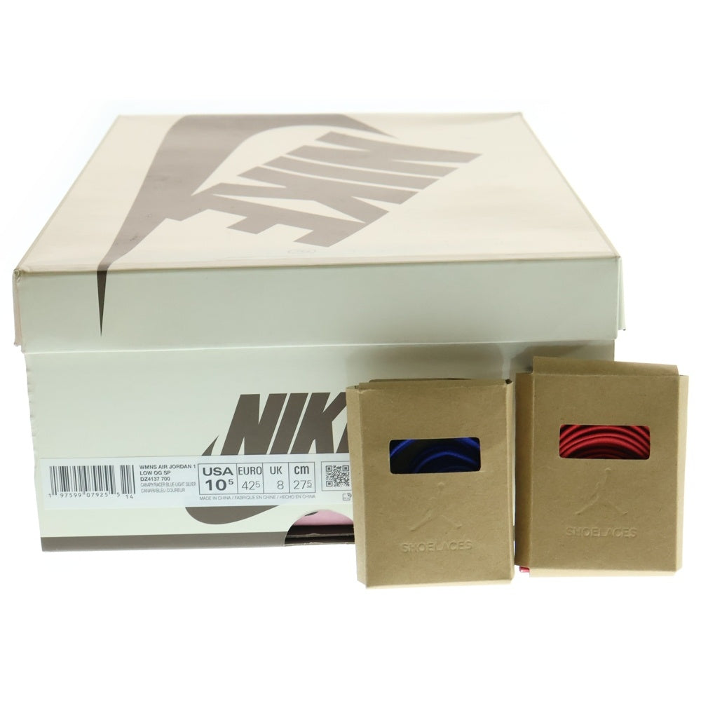 NIKE(ナイキ) ×TRAVIS SCOTT WMNS AIR JORDAN 1 RETRO LOW OG CANARY DZ4137-700 ウィメンズ エアジョーダン1 カナリー ローカットスニーカー イエロー US10.5/28.5cm