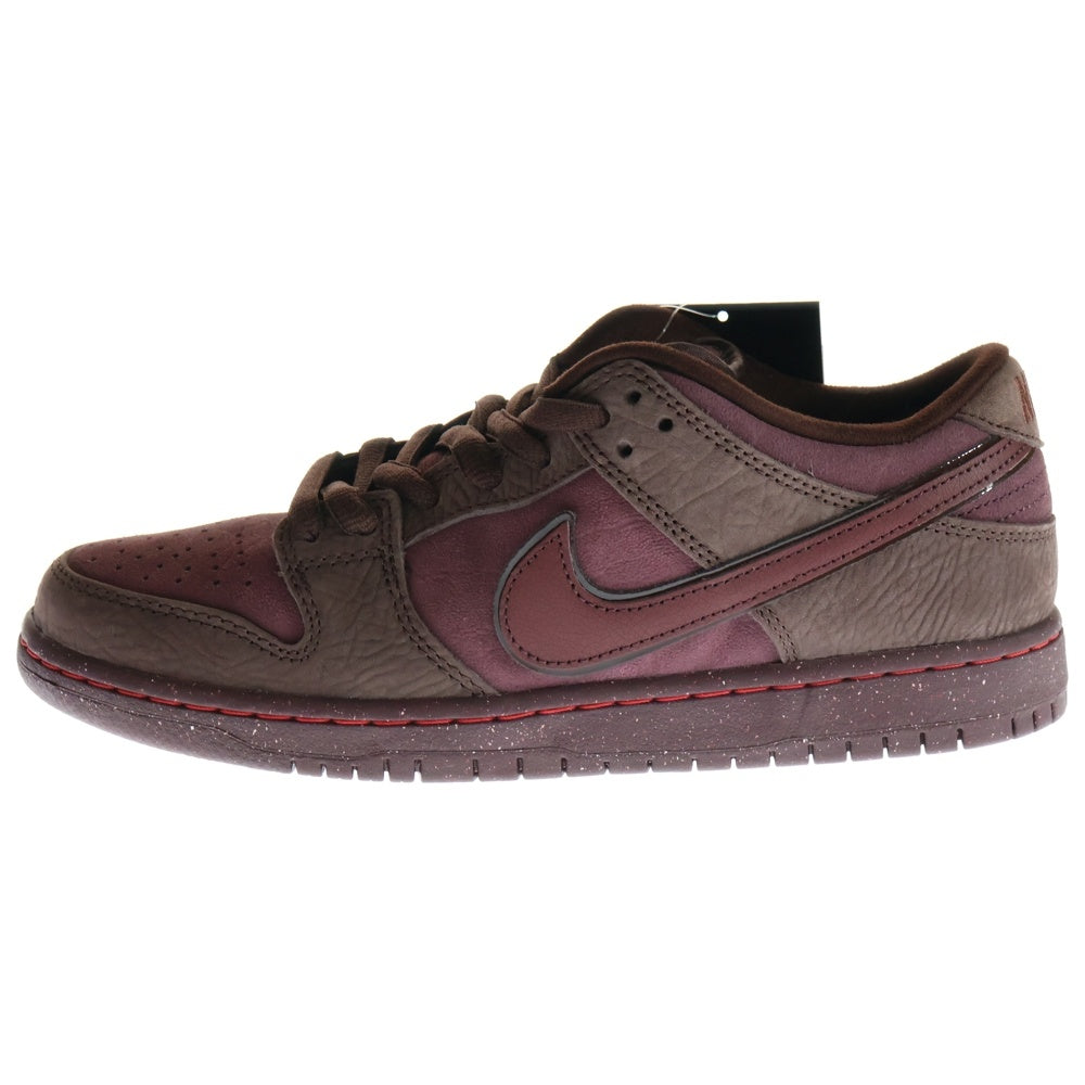 NIKE(ナイキ) DUNK LOW PRM FN0619-600 ダンクロープレミアム シティ オブ ラブ ローカットスニーカー バーガンディー US9/27.0cm ブラウン