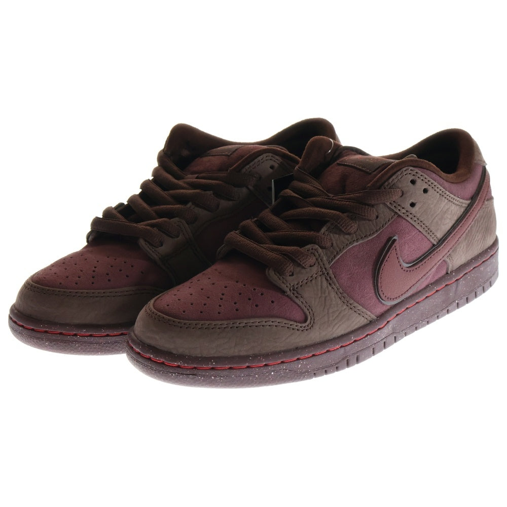 NIKE(ナイキ) DUNK LOW PRM FN0619-600 ダンクロープレミアム シティ オブ ラブ ローカットスニーカー バーガンディー US9/27.0cm ブラウン