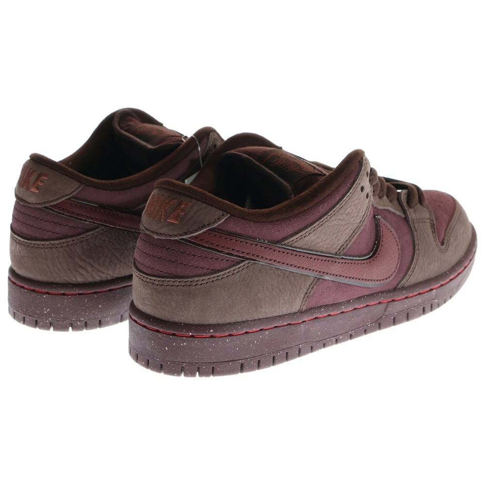 NIKE(ナイキ) DUNK LOW PRM FN0619-600 ダンクロープレミアム シティ オブ ラブ ローカットスニーカー バーガンディー US9/27.0cm ブラウン