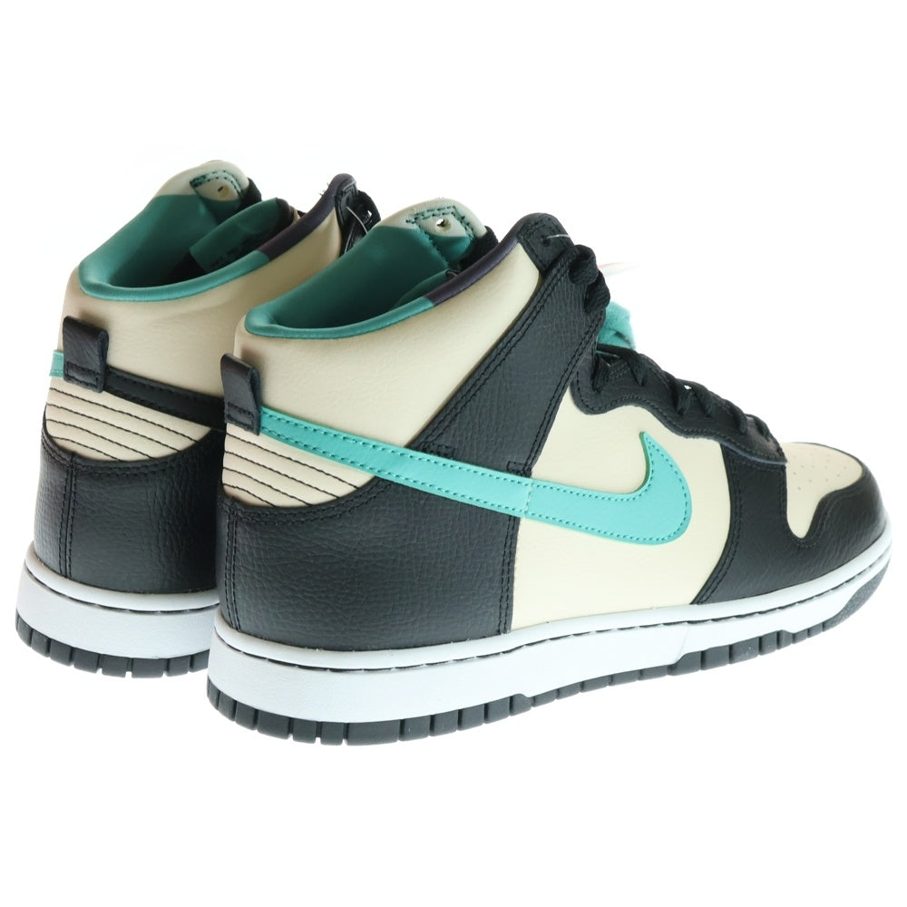 NIKE(ナイキ) DUNK HIGH RETRO EMB PEARL WHITE DO9455-200 ダンク パールホワイト ハイカットスニーカー ブラック/ホワイト US10/28.0cm
