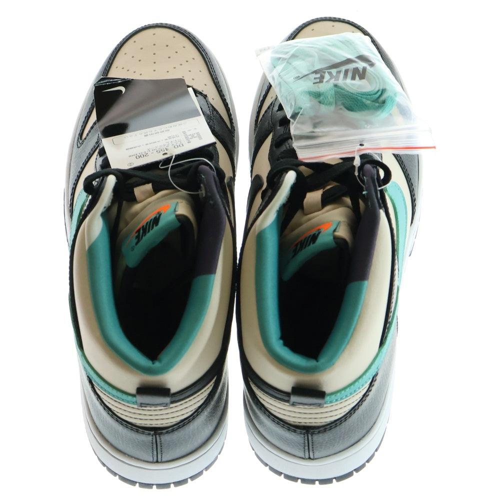 NIKE(ナイキ) DUNK HIGH RETRO EMB PEARL WHITE DO9455-200 ダンク パールホワイト ハイカットスニーカー ブラック/ホワイト US10/28.0cm