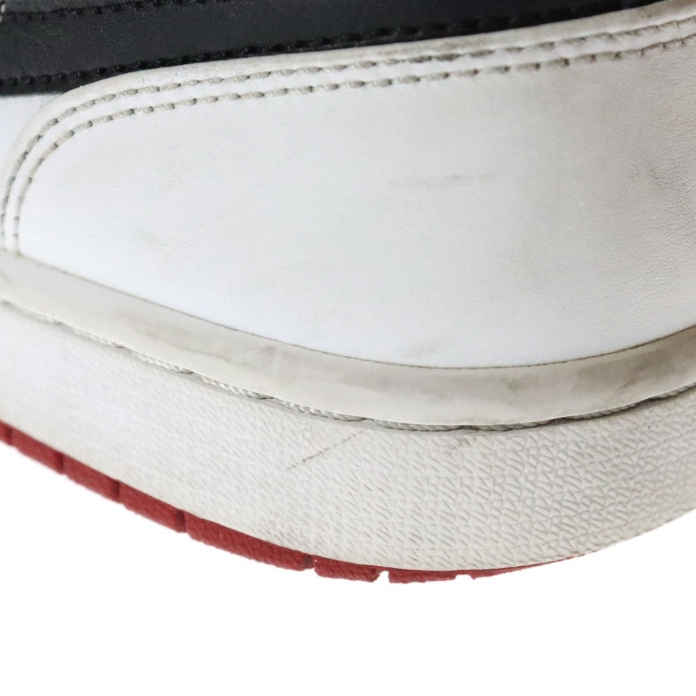 NIKE(ナイキ) AIR JORDAN 1 MID Gym Red エアジョーダン1 ジムレッド ミッドカットスニーカー DQ8426-106 ホワイト/ブラック/レッド US8.5/26.5cm