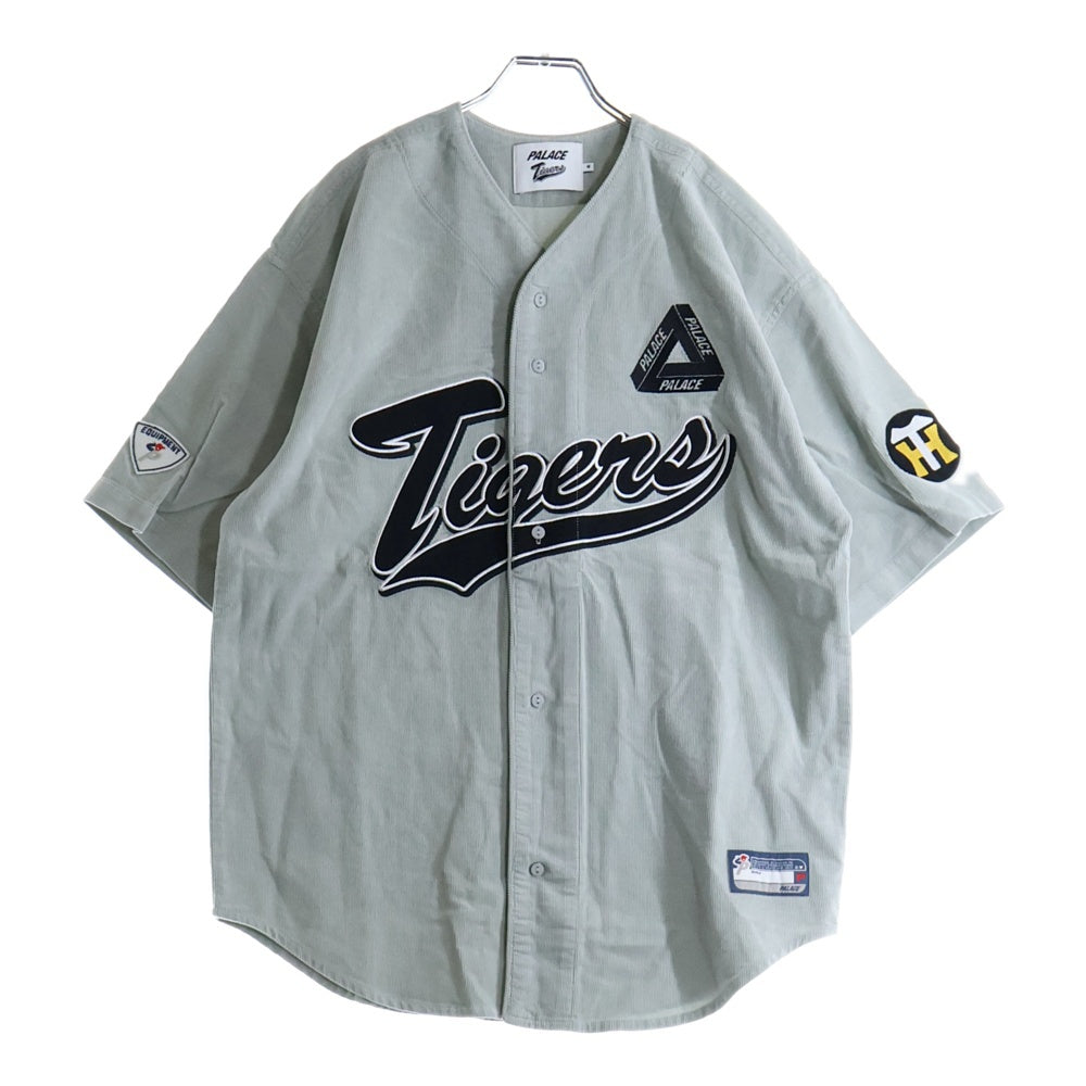 Palace Skateboards(パレススケートボーズ) 阪神タイガース BB SHIRTS ベースボールシャツ グレー RN-150137
