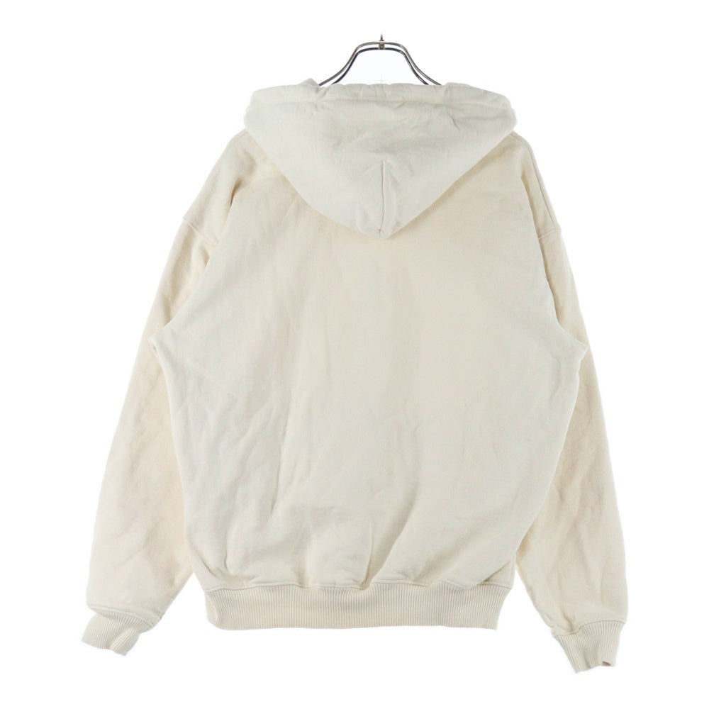 HUF(ハフ) スモールロゴ スウェット ジップパーカー ホワイト RN-114910