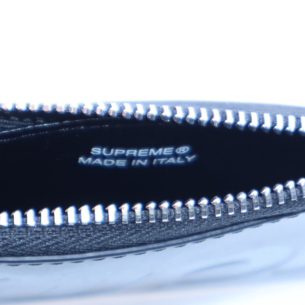 SUPREME(シュプリーム) Leather Zip Card Holder BLACK レザー ジップカード ホルダー ブラック