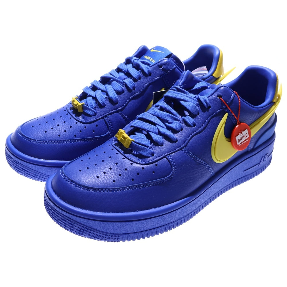 NIKE(ナイキ) ×AMBUSH AIR FORCE 1 LOW SP GAME ROYAL AND VIVID SULFUR DV3464-400 アンブッシュ エアフォース1 ローカットスニーカー ブルー US9.5/27.5cm