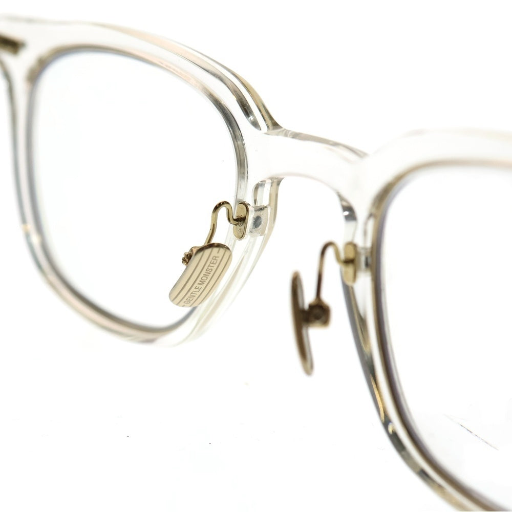 GENTLE MONSTER(ジェントルモンスター) BOOSTER ブースター クリアフレーム眼鏡 BOOSTER-C1 ゴールド