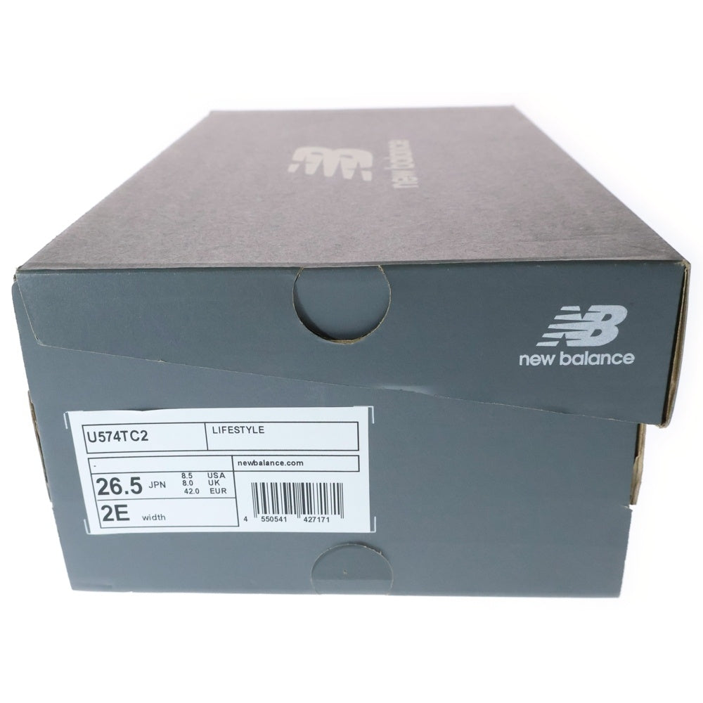 New Balance(ニューバランス) 574 Core U574TC2 スエードメッシュローカットスニーカー US8.5/26.5cm グレー