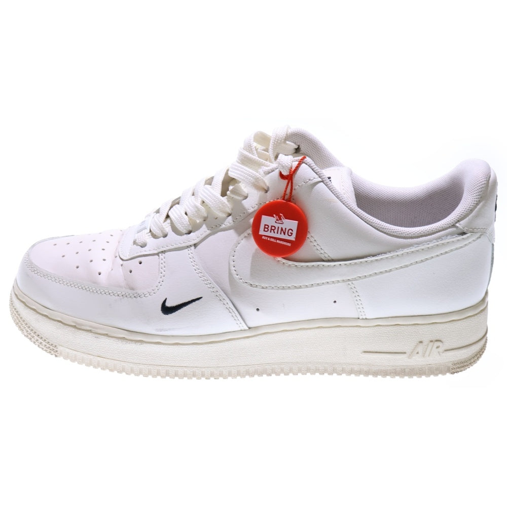 NIKE(ナイキ) WMNS AIR FORCE 1 '07 ESS SAIL HF1058-133 エアフォース1 07 エッセンシャル セイル ローカットスニーカー US10.5/27.5cm ホワイト レディース