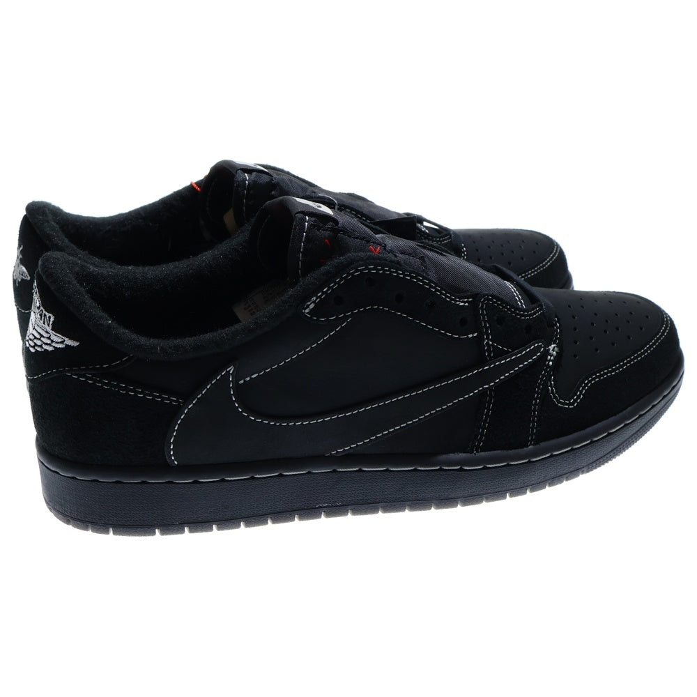 NIKE(ナイキ) ×TRAVIS SCOTT AIR JORDAN 1 LOW OG SP BLACK PHANTOM DM7866-001 エアジョーダン1 ブラックファントム ローカットスニーカー US11/29.0cm ブラック