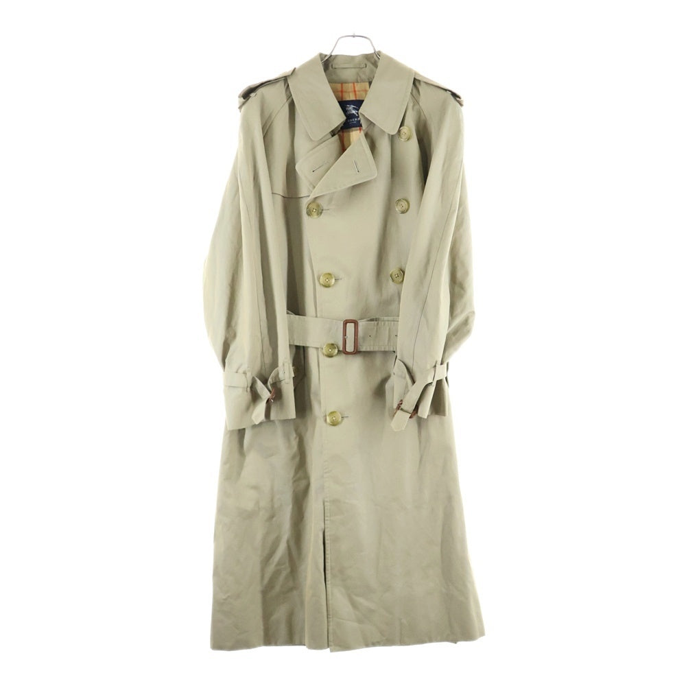 BURBERRY(バーバリー) ノバチェック ロゴボタン トレンチコート ダブル ベルト トレンチコート BBA83-972-41